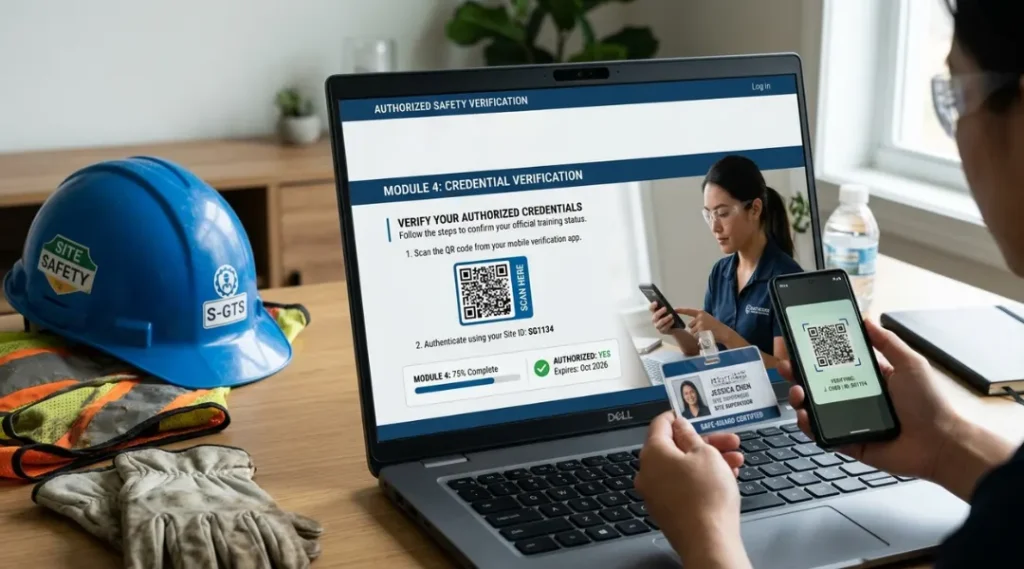 authorized OSHA certification online training provider concept